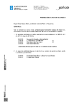 Certificado Censo Inicial da Secretaría Xeral para o Deporte