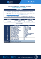 CONVOCATORIA SGCF 03 – 060925