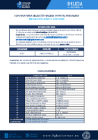 CONVOCATORIA SGIM 05 – 290625