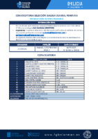 CONVOCATORIA SGXF 03 – 060925