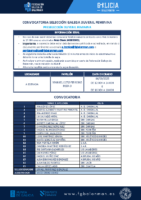 CONVOCATORIA SGXF 09 – 060925