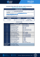 CONVOCATORIA SGCM 07 – 191025