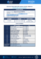 CONVOCATORIA SGXF 11 – 051025