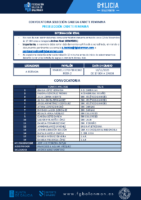 CONVOCATORIA SGCF 10 – 161125