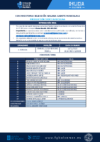 CONVOCATORIA SGCM 10 – 161125