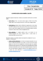 C15 – Competicións. Alevín Mixto e Minibalonmán 25-26