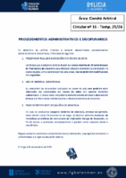 C16 – Colectivo Arbitral. Procedementos Administrativos