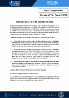 C21- Competicións. Xornada 24 e 25 de xaneiro 2026