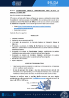 Convocatoria Asemblea Extraordinaria Proceso Electoral