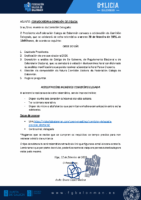 Convocatoria Comsión Delegada Proceso Electoral