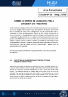 C26 – Cambio no Sistema de Valoración das Solcitudes de FInal 4