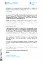 Resolución SXPD Aprobación Regulamento e Calendario