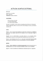 Acta Nº3 Xunta Electoral (Publicación definitiva de candidaturas á Asamblea Xeral) 20-04-2026