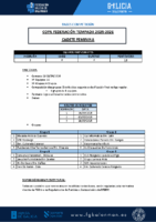 Cadete Feminina – COPA FEDERACIÓN 25-26