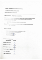 Acta Escrutinio Mesa Electoral Carballo (A Coruña)