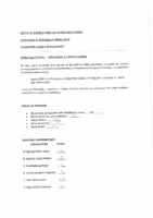 Acta Escrutinio Mesa Electoral Vigo (Pontevedra)