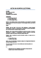 Acta Nº6 Xunta Electoral Publicacion Definitiva de Candidaturas Electas