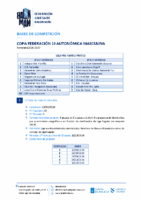 1ª e 2ª Autonómica Feminina – COPA FEDERACIÓN 26-27