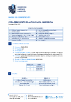 2ª Autonómica Masculina – COPA FEDERACIÓN 26-27
