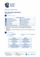 Xuvenil Masculina – PLAY OFF 26-27